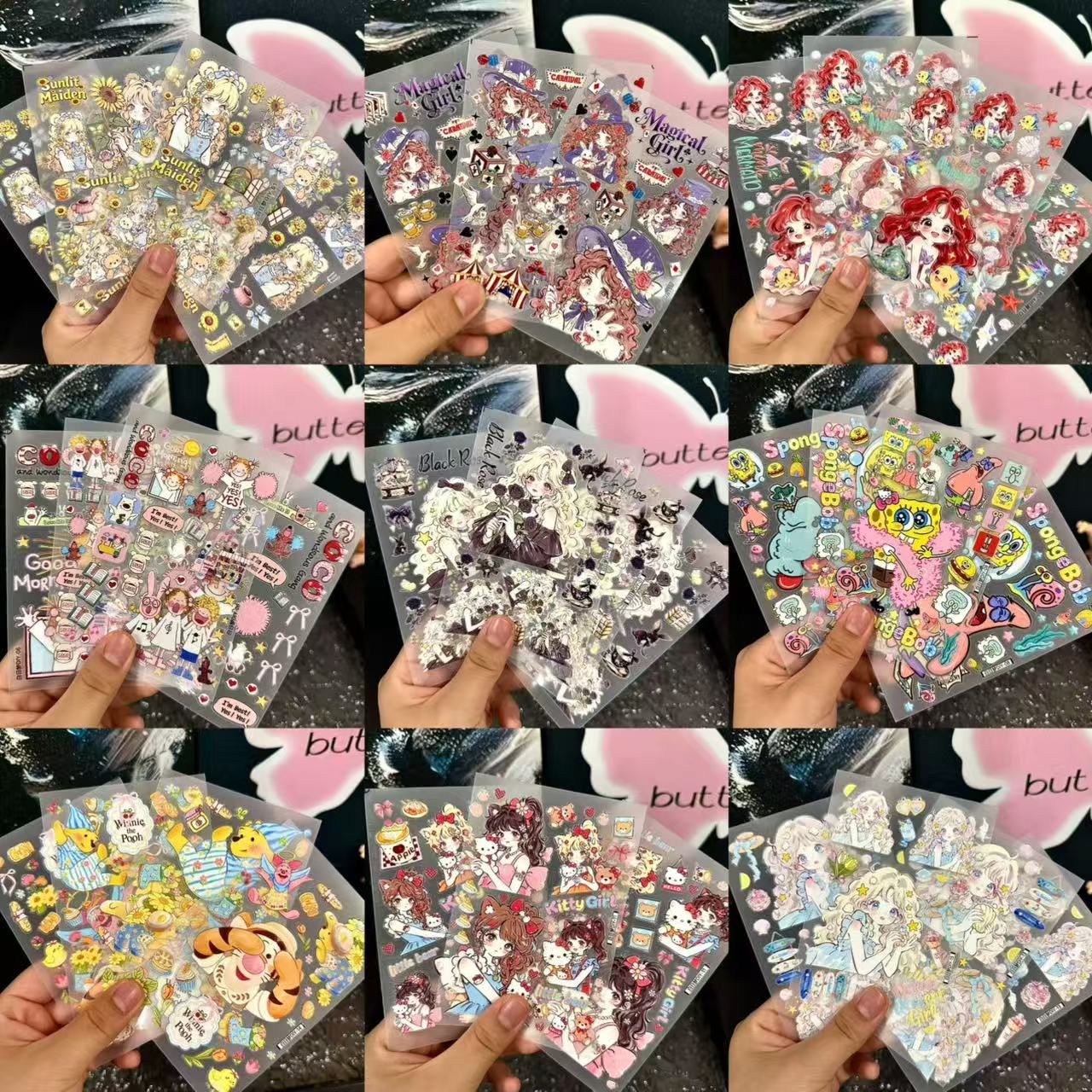 エンボスステッカー