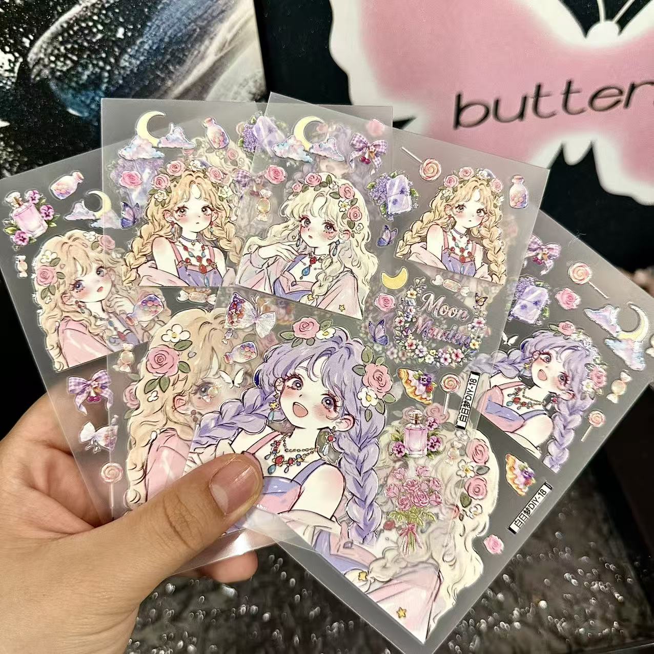エンボスステッカー