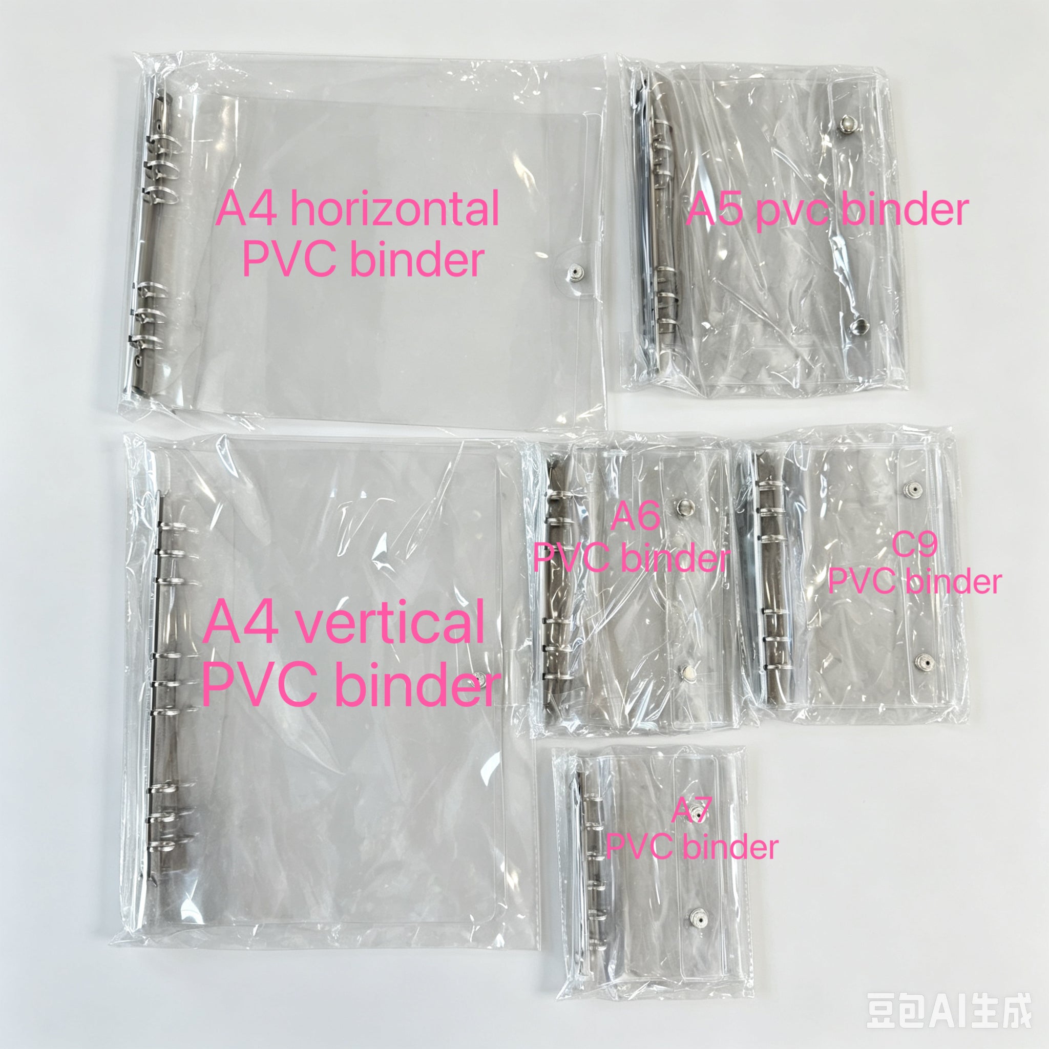 アクリル製シェーカーノートブック